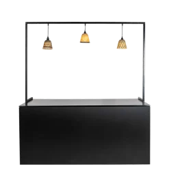 Arche abat jour Rotin pour buffet pliant