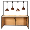 Arche lampe chauffe-plat L 2 m H 117 cm