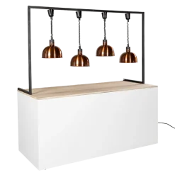 Arche lampe chauffe-plat L 2 m H 117 cm