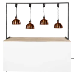 Arche lampe chauffe-plat L 2 m H 117 cm