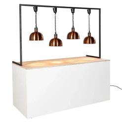 Arche lampe chauffe-plat L 2 m H 117 cm