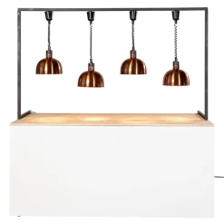 Arche lampe chauffe-plat L 2 m H 117 cm