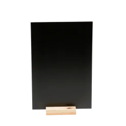 Ardoise de table sur socle en bois 20 x 30 cm