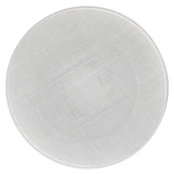 Assiette de présentation blanche en verre Ø 32 cm