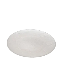 Assiette de présentation blanche en verre Ø 32 cm