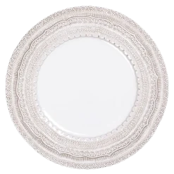 Assiette de présentation Dentelle crème Ø 33 cm