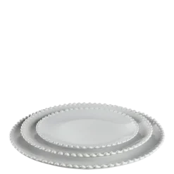 Assiette de présentation perle nacrée Ø 33 cm