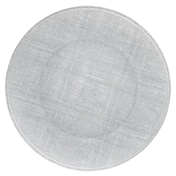 Assiette de présentation Strass argent Ø 32 cm