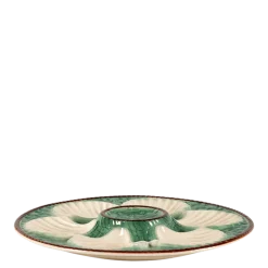 Assiette à huître Vintage verte Ø 25 cm
