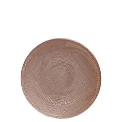 Assiette à pain taupe en verre Ø 14 cm