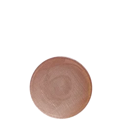 Assiette à pain taupe en verre Ø 14 cm