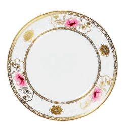 Assiette plate Pivoine rose Ø 27 cm