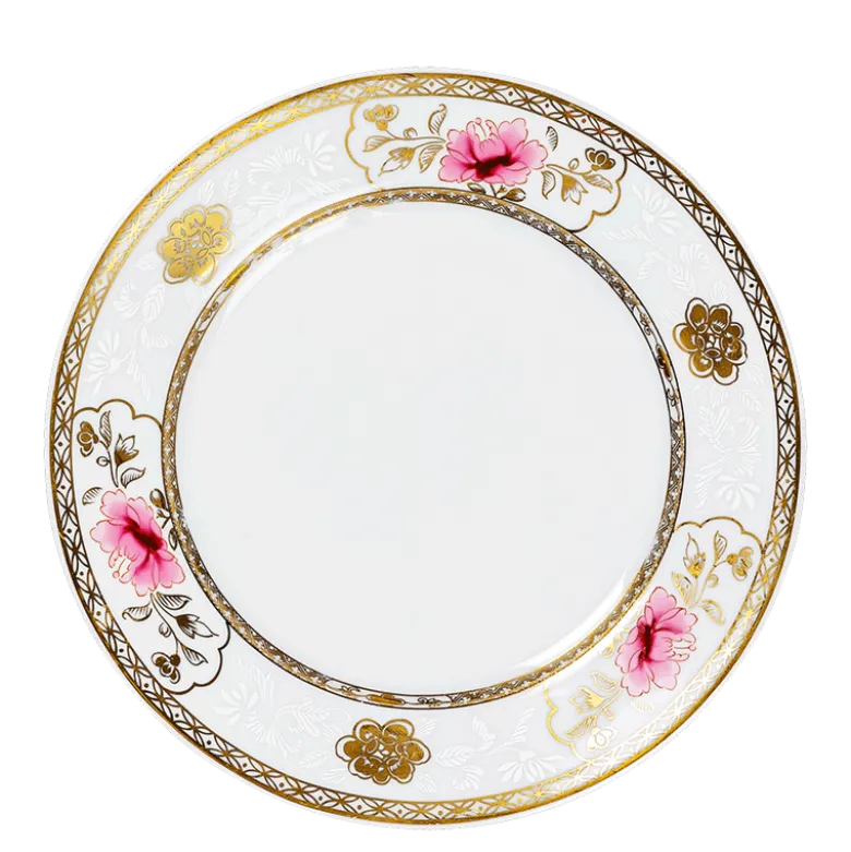 Assiette plate Pivoine rose Ø 27 cm