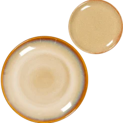 Assiettes Corfou beige