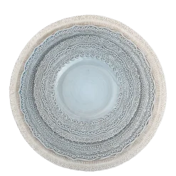 Assiettes Dentelle