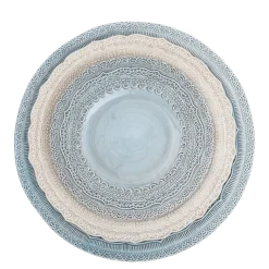 Assiettes Dentelle