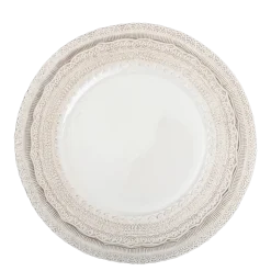 Assiettes Dentelle