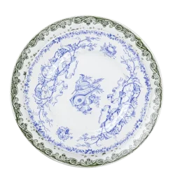 Assiettes Vintage bleu vert