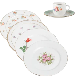 Assiettes Vintage fleurie