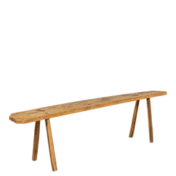 Banc en bois vintage 130-200 x 20-30 cm H 45-50 cm