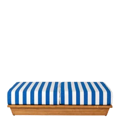 Banquette Lounge Beach Club Blue 70 x 140 cm H 36 cm
