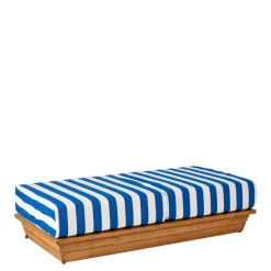 Banquette Lounge Beach Club Blue 70 x 140 cm H 36 cm