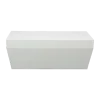 Banquette Lounge Pool blanc 40 x 80 cm H 30 cm