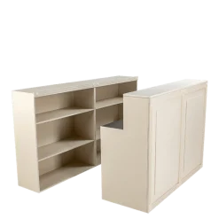 Bar pliant Cigare Club beige 55 x 150 cm H 115 cm