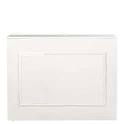 Bar pliant Moulure blanc 55 x 150 cm H 115 cm