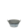 Bassine en zinc vintage petit format