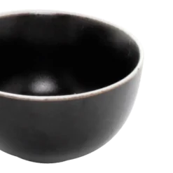 Bol carbone filet blanc Ø 5 cm H 2.5 cm 2,5 cl