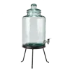 Bonbonne rétro Ø 25 cm H 45 cm 12,5 L sur réhausse H 10 cm