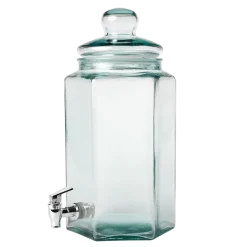 Bonbonne Vintage à robinet 20 x 17,5 cm H 40 cm 6.6 L