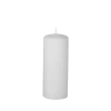 Bougie cylindre blanche Ø 6 cm H 15 cm