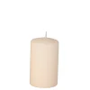 Bougie cylindre ivoire Ø 6 cm H 10 cm