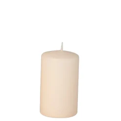 Bougie cylindre ivoire Ø 6 cm H 10 cm