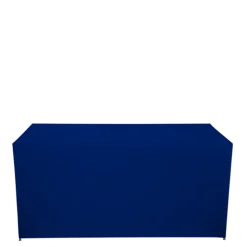 Buffet pliant houssé bleu "3 faces" 100 x 200 cm