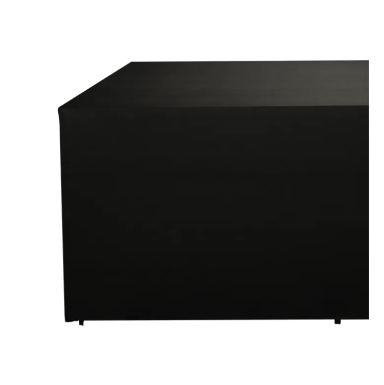 Buffet pliant houssé noir "4 faces" 100 x 200 cm H 91 cm