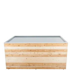 Buffet pliant Palissade Pacific avec plateau banc à huîtres Inox