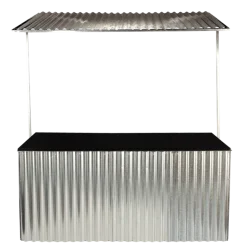 Buffet pliant tôle avec toit tôle - Délai 48h