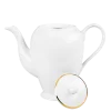 Cafetière blanche filet Or 140 cl