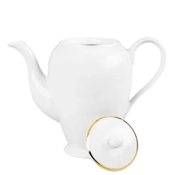 Cafetière blanche filet Or 140 cl