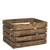 Caisse en bois Vintage 24 x 55 cm H 35 cm
