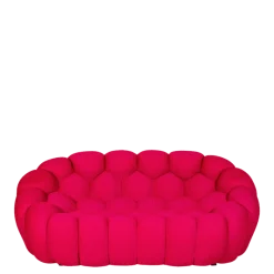 Canapé Bulle framboise 115 x 195 cm H 78 cm
