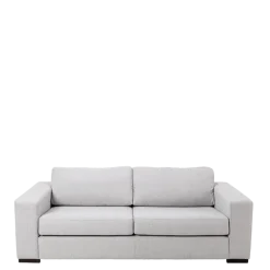 Canapé Loft gris 80 x 196 cm H 73 cm