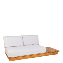 Canapé Lounge garden grey 76 x 204 cm H 70 cm