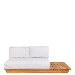 Canapé Lounge garden grey 76 x 204 cm H 70 cm