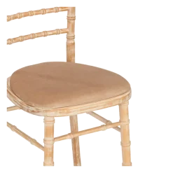 Chaise Bambou assise caramel