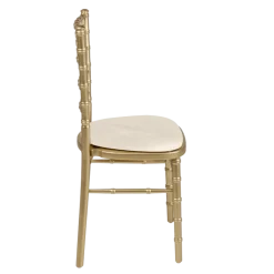 Chaise Bambou or assise écrue