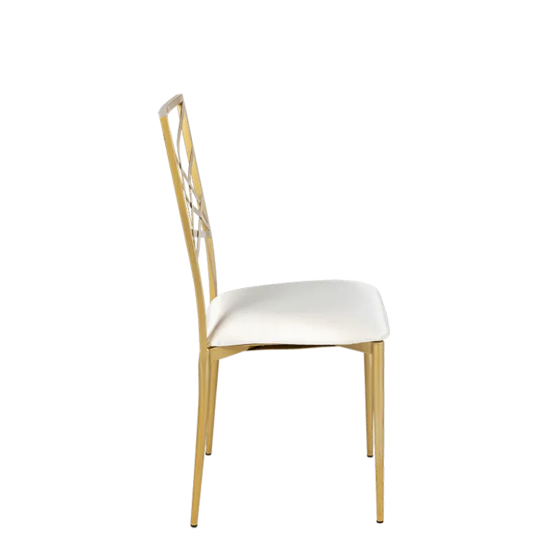 Chaise Beverly assise crème
